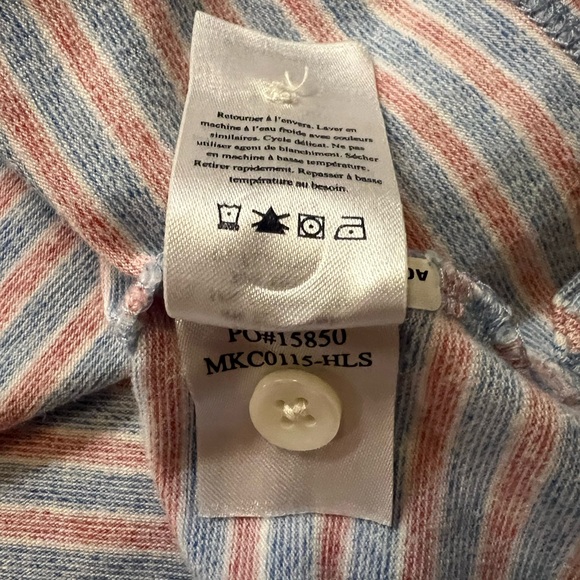 Faherty Multicolor Striped Polo Men’s Shirt Size XL - Picture 8 of 9